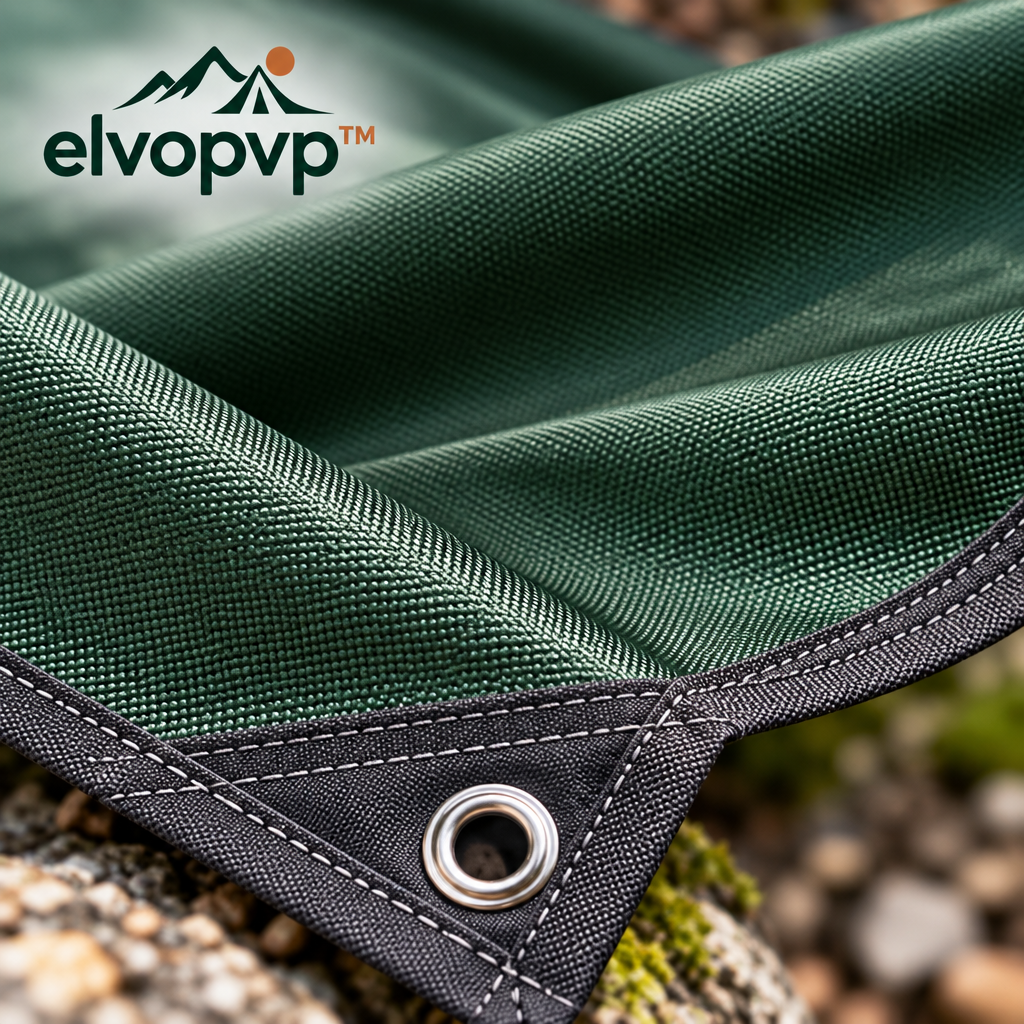 elvopvp™ Ground Layer Camping Groundsheet — Tent Floor Protector, Gear Mat & Picnic Ground Cloth with Carry Pouch